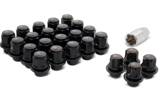 GR Lug Nut 21HEX Washer Type W/Lock (24Pcs/Set)